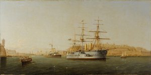 Avec le navire HMS 