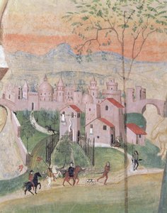 Vue de la ville de Prato (détail)