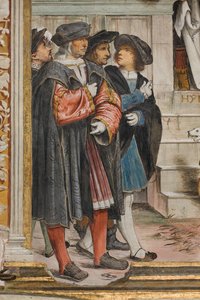 Nef centrale, Quatrième travée sud, Ecce Homo, Girolamo Romanino - Girolamo Romanino