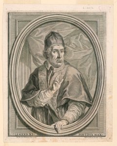 Portrait du pape Clément XI - Girolamo Rossi