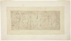 Procession de Figures et de Bœufs - Girolamo da Carpi