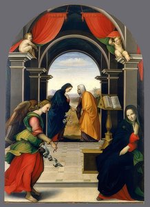 Annonciation et Visitation - Girolamo del Pacchia