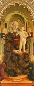 Madone en majesté - Girolamo di Giovanni di Camerino