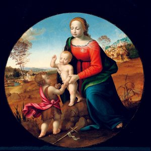 Madone et enfant avec le petit Saint Jean-Baptiste
