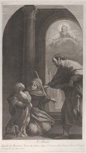 Sainte Anne agenouillée tenant la Vierge, vers 1760-1800
