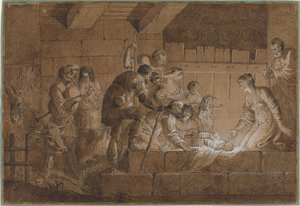 La Nativité - Giuliano Traballesi