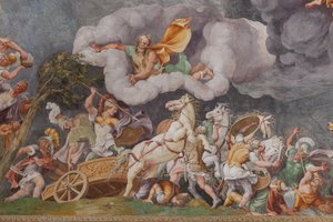 Une bataille (détail) - Giulio (and workshop) Romano