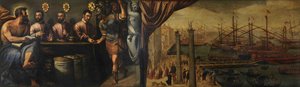 Saint Marc aide trois magistrats à recruter la milice pour la flotte, vers 1586 - Giulio Angolo del Moro