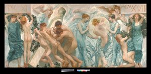 Diptyque : la fête (la sagra) (Diptyque) - Giulio Aristide Sartorio