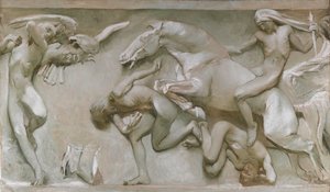 Des Grandes Découvertes, à travers les Âges Sombres..., 1906 - Giulio Aristide Sartorio