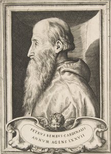 Portrait du cardinal Pietro Bembo de profil gauche, 1572 - Giulio Bonasone