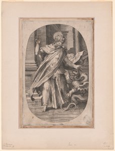 Saint Paul surmontant la vipère