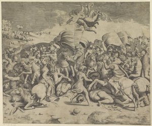 Bataille du pont Milvius - Giulio Bonasone