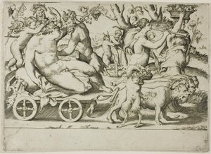Le Triomphe de Bacchus - Giulio Bonasone