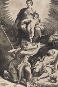 La vision de Saint Jérôme - Giulio Bonasone