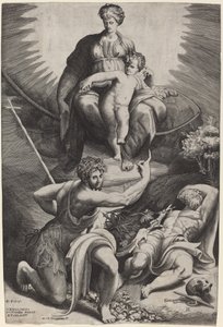 La Vision de Saint Jérôme - Giulio Bonasone