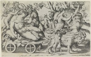 Triomphe de Bacchus - Giulio Bonasone