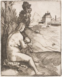 La pénitence de Saint Jean Chrysostome - Giulio Campagnola