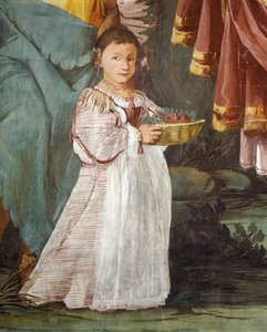 Couronnement de la Nymphe Amaryllis, gagnante du concours de baisers par Giulio Carpioni
