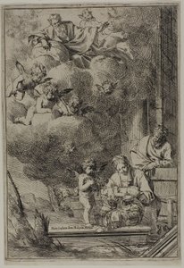 Sainte Famille - Giulio Carpioni