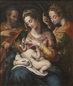 La Sainte Famille et Sainte Catherine - Giulio Cesare Procaccini