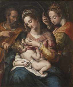 La Sainte Famille avec Sainte Catherine, vers 1600 - Giulio Cesare Procaccini