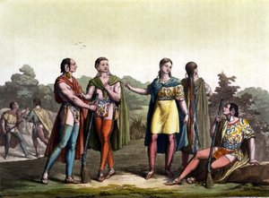 Les Indiens du Canada (les Acadiens) dans « Le costume ancien et moderne »