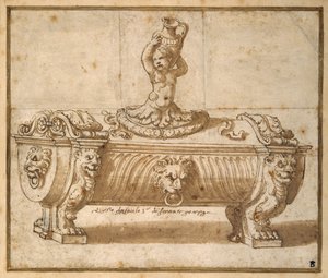 Conception pour une boîte de friandises - Giulio Romano