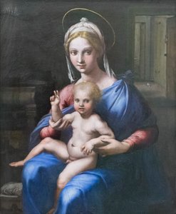 Madonna et enfant - Giulio Romano