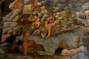 La Chute des Géants Sala dei Giganti, 1536 - Giulio Romano