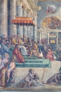 La donation de Rome (détail) - Giulio Romano