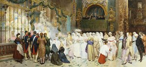 Messe de confirmation, 1870 - Giulio Rosati