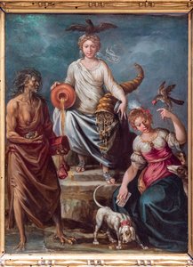 Abondance, avec Avarice et Paresse