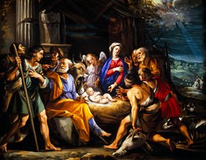 Adoration des bergers - Giuseppe (1568 1640) Cesari