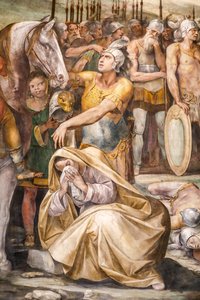 Bataille entre Horatii et Curiatii (détail) - Giuseppe (1568 1640) Cesari