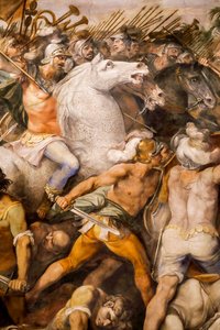 Bataille entre Horatii et Curiatii (détail) - Giuseppe (1568 1640) Cesari