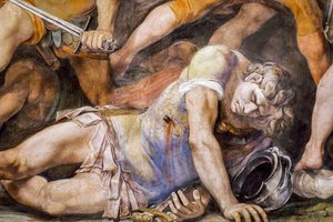 Bataille entre Horatii et Curiatii (détail)