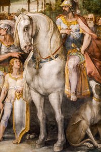 Bataille entre Horatii et Curiatii (détail) - Giuseppe (1568 1640) Cesari