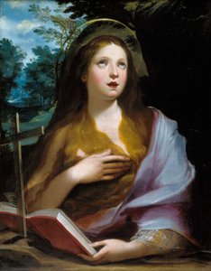 Madeleine pénitente. Peinture de Giuseppe Cesari dit Il Cavaliere d