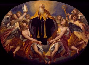 Saint Benoît en gloire par Giuseppe Cesari - Giuseppe Cesari
