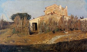 La maison de Diego Martelli, par Giuseppe Abbati