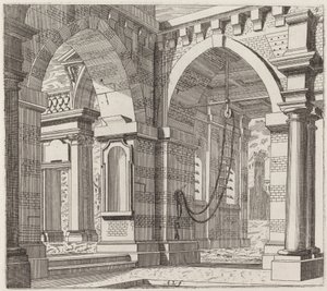 Fantaisie architecturale avec portails voûtés - Giuseppe Antonio Landi