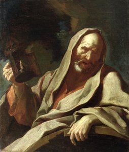 Diogène (c.412-323 av. J.-C.) avec sa Lanterne, vers 1720-40