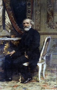Portrait de Giuseppe Verdi, compositeur italien (1813-1901) - Giuseppe Barbaglia