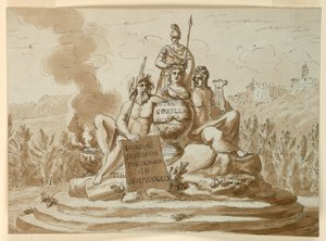Monument sépulcral pour la poétesse Maria Maddalena Morelli - Giuseppe Barberi