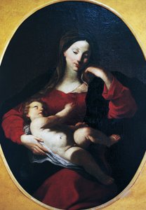 Madone avec enfant, par Giuseppe Bazzani (1690-1769) - Giuseppe Bazzani