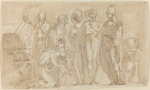 Coriolan devant les Femmes de Rome - Giuseppe Bernardino Bison