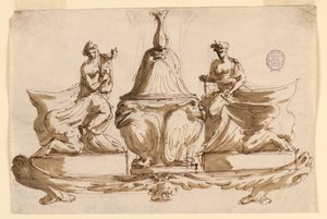 Design pour un encrier - Giuseppe Bernardino Bison