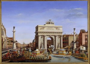 Visite de Napoléon Ier à Venise du 28 novembre au 8 décembre 1807 : entrée de l
