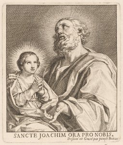 Saint Joachim et la Vierge Marie enfant - Giuseppe Bottani